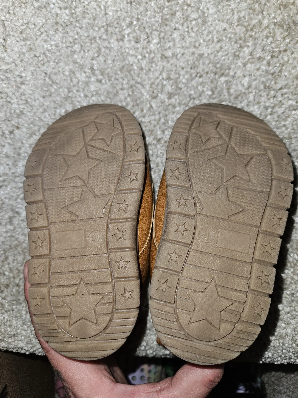 NWOT Carters Kyrie Tan Lace-Up Boots